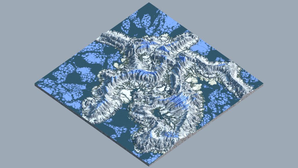 4k Minecraft Map Teron by McMeddon 